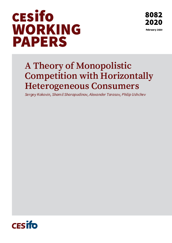 A Theory of Monopolistic Competition with Horizontally 