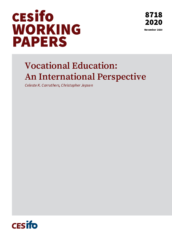 article writing on vocational education